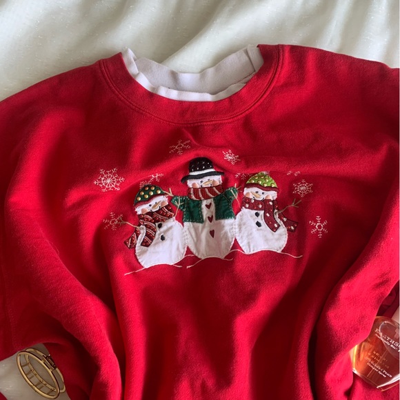 ♡ *:゚*。⋆ SOLD Morning Sun Vintage Christmas Sweater Size XL - Picture 3 of 4